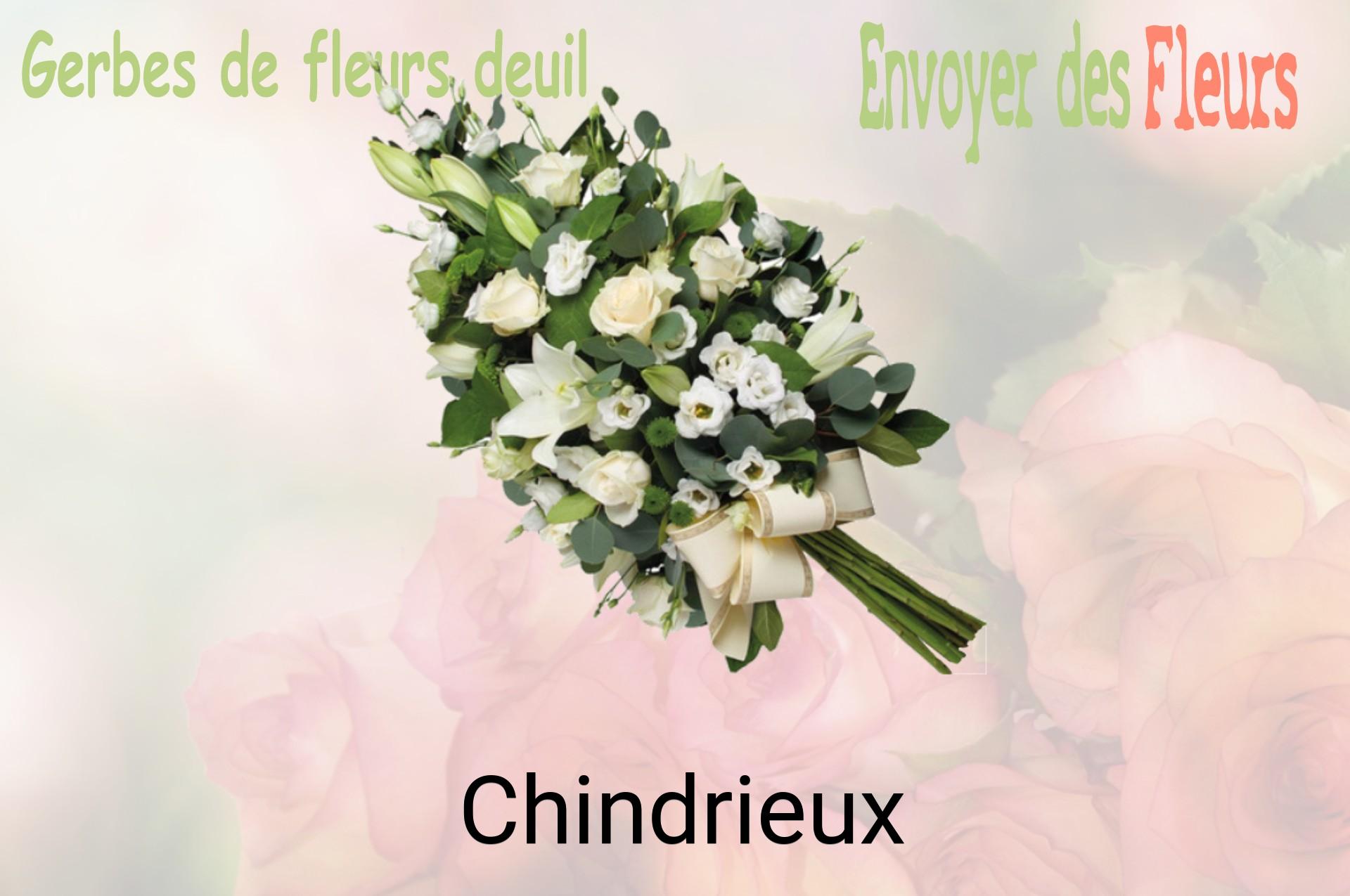 Gerbe de fleurs de deuil livrée à Chindrieux